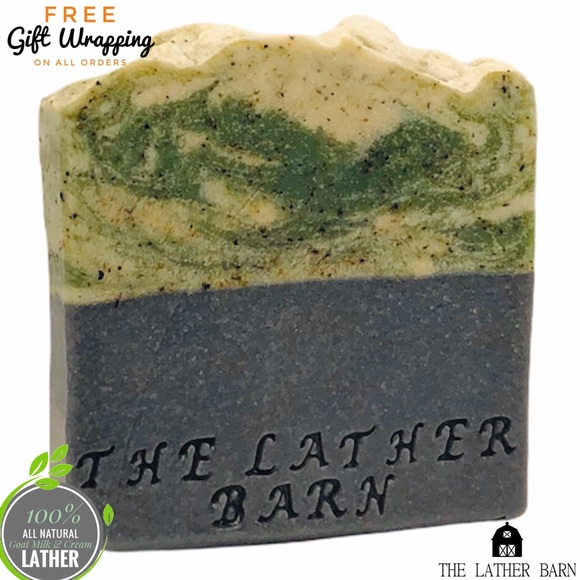 THE LATHER BARN Other - MINT ACTIVATED CHARCOAL GOAT MILK ESSENTIAL LATHER